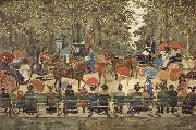 Maurice Prendergast Central Park, oil painting on canvas